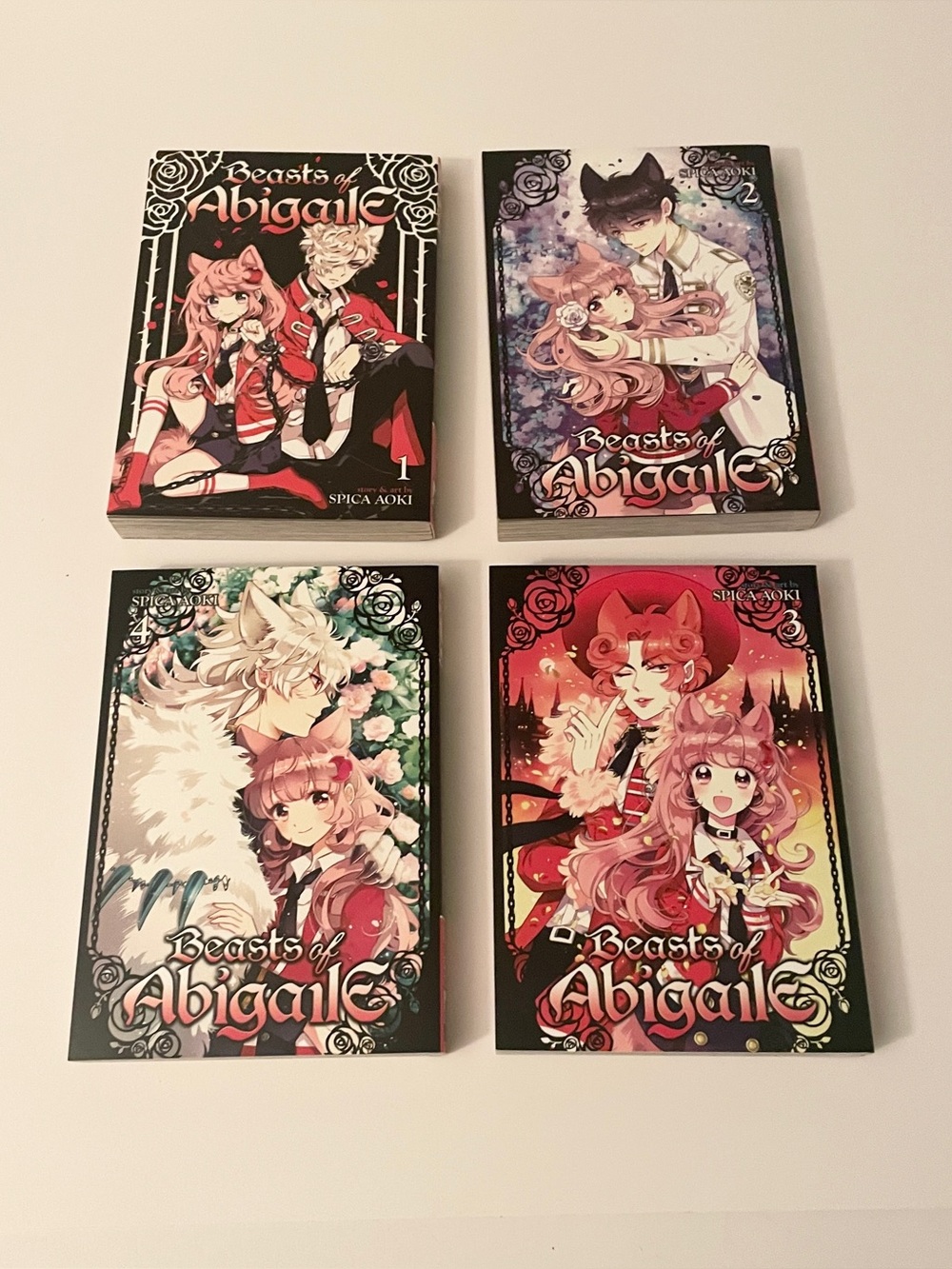Beasts of Abigaile Manga Volumes 1-4 Complete Set Spica Aoki